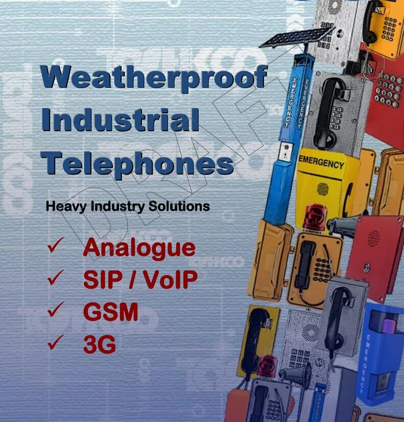 Jr-102-2b IP66 Waterproof VoIP Emergency Sos Auto-Dial Telephone