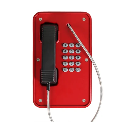 Téléphone d'urgence extérieur Téléphone analogique VoIP ferroviaire Téléphone industriel