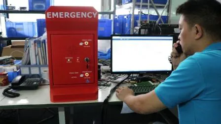 Boîte d'appel d'urgence étanche pour autoroute, téléphone d'urgence résistant au vandalisme pour le bord de la route